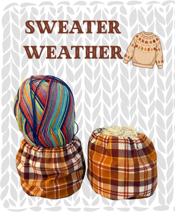 Sweater Weather Cake Coozie