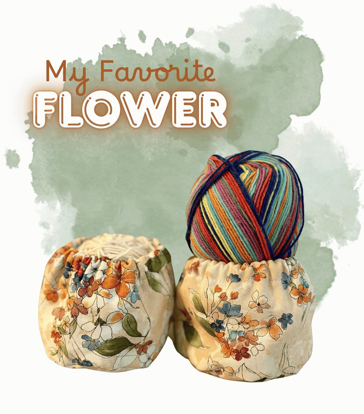 My Favorite Flower Cake Coozie