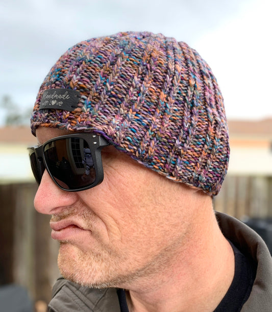 Twisted Hat PDF Knitting Pattern