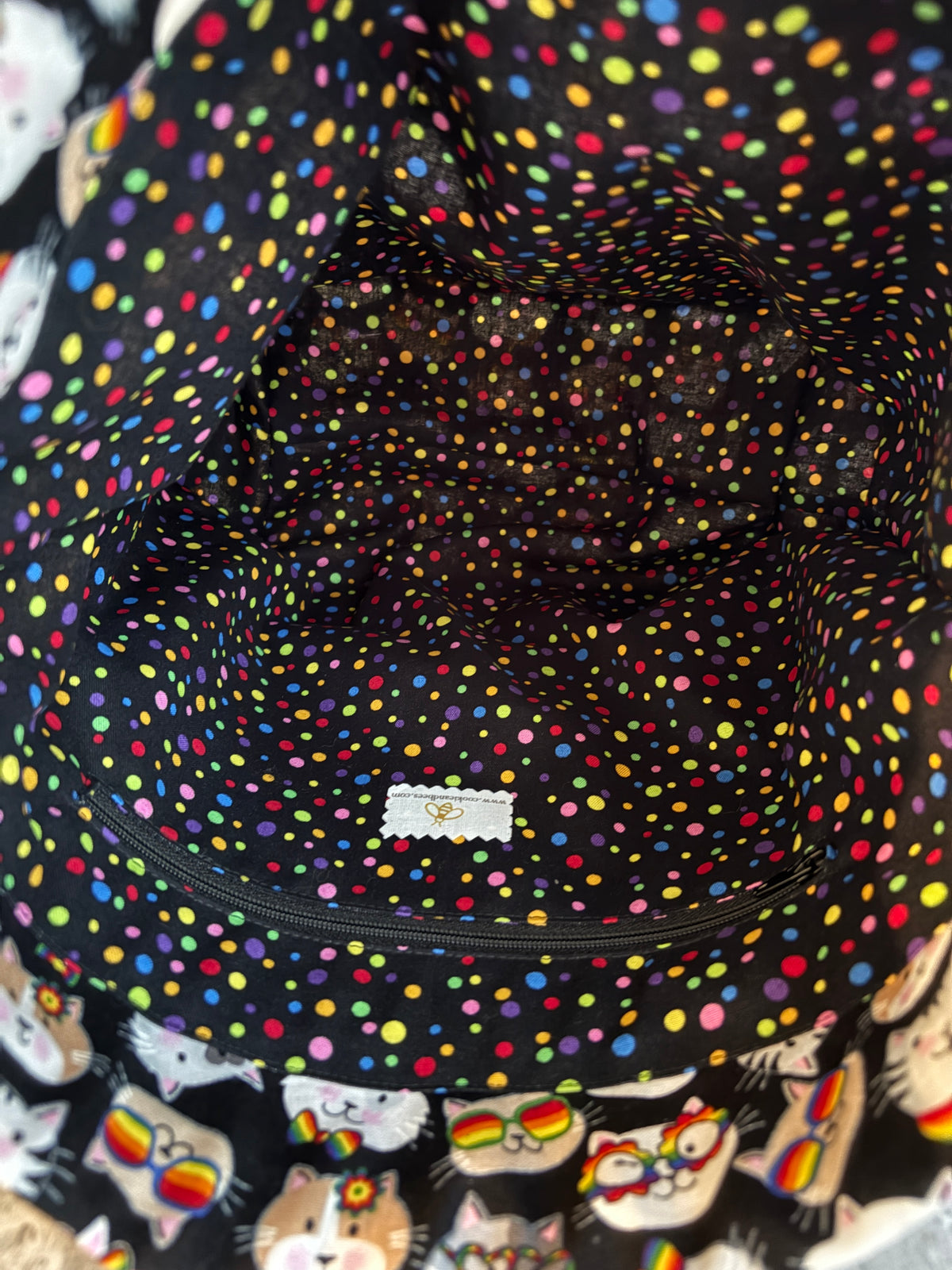 Over the Rainbow Bridge Drawstring Bag