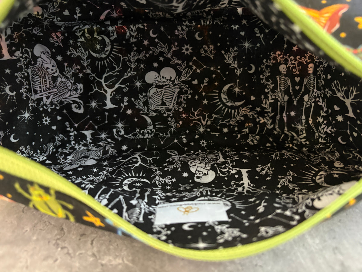 Witch's Cottage Sock Bag